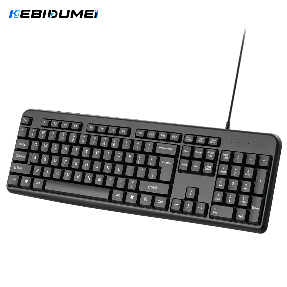 Keyboard Gaming Blue Switch - KEBIDUMEI USB 有線キーボード 104 キー標準キーボードオフィスキーボードゲーミングキーボード PC