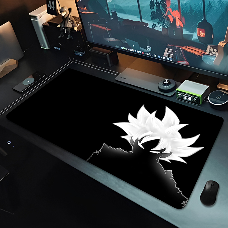 Gaming Keyboard High Ground - DBZ ブラックアニメマウスパッドドラゴンボール大型 PC コンピュータデスクマット抗摩耗ゲーミングマウスパッドキーボードゲーマーアクセサリーテーブルパッド