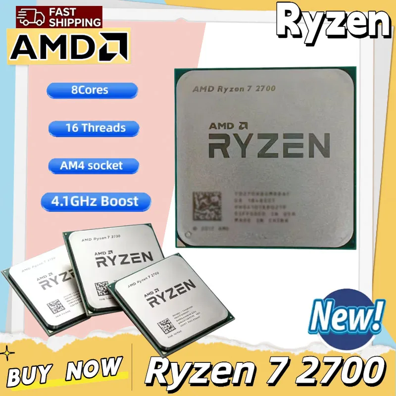 Amd Cpu Ryzen 7 - AMD Ryzen 7 2700 デスクトップCPU 8コア