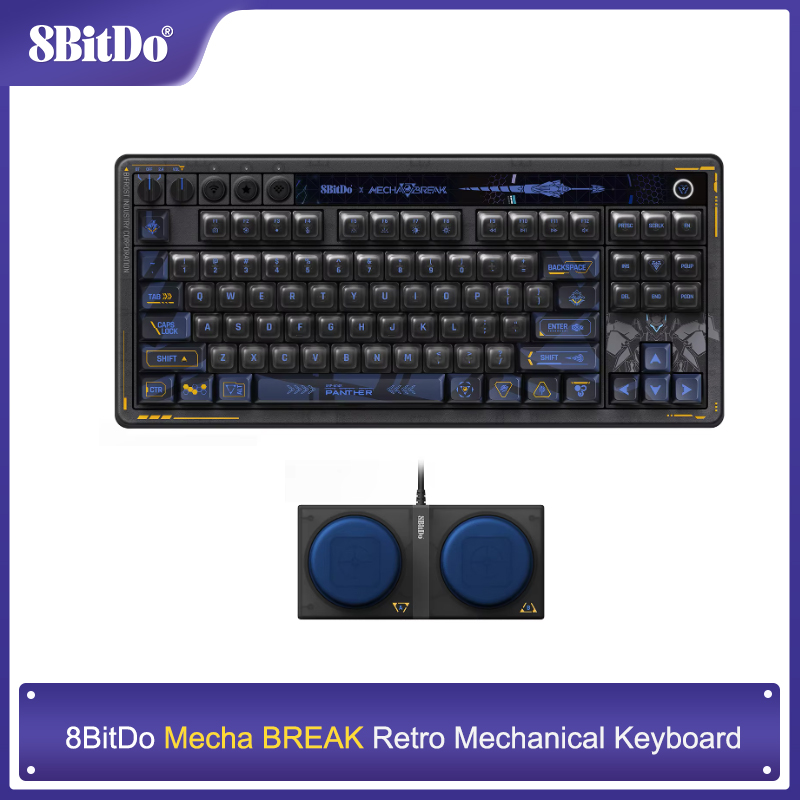 Gaming Keyboard Hot Swappable - 8BitDo レトロ 87 メカニカル キーボード -