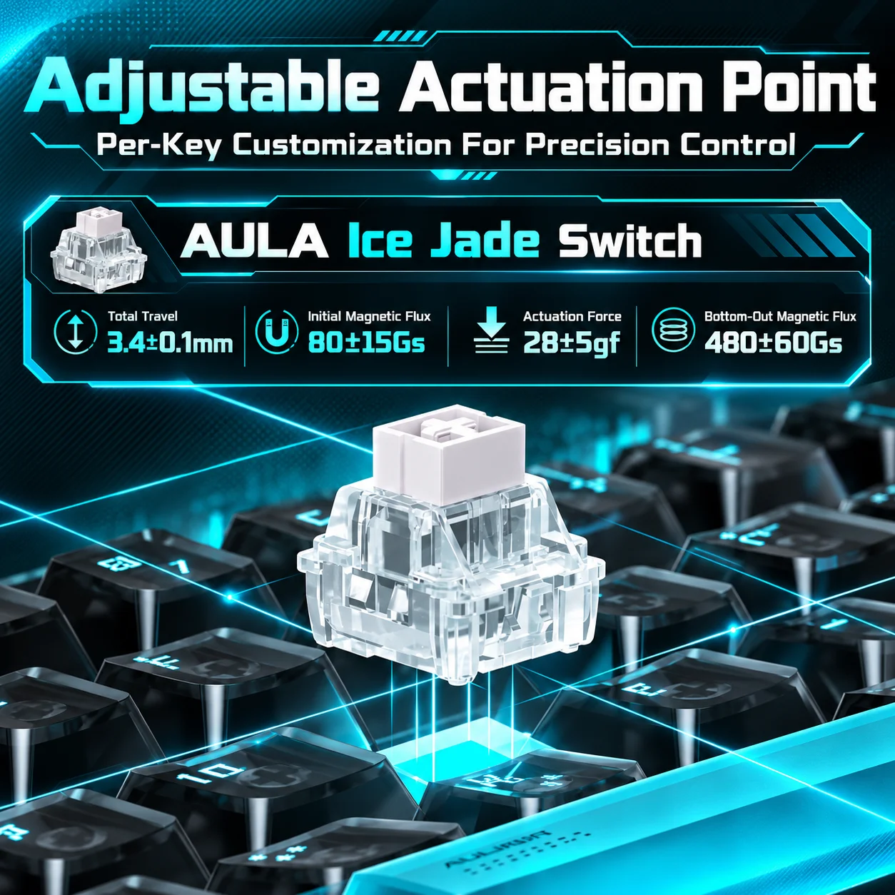 AULA Hero68 XS ホール効果ゲーミングキーボード - Gaming Keyboard Nearby のレビューと価格