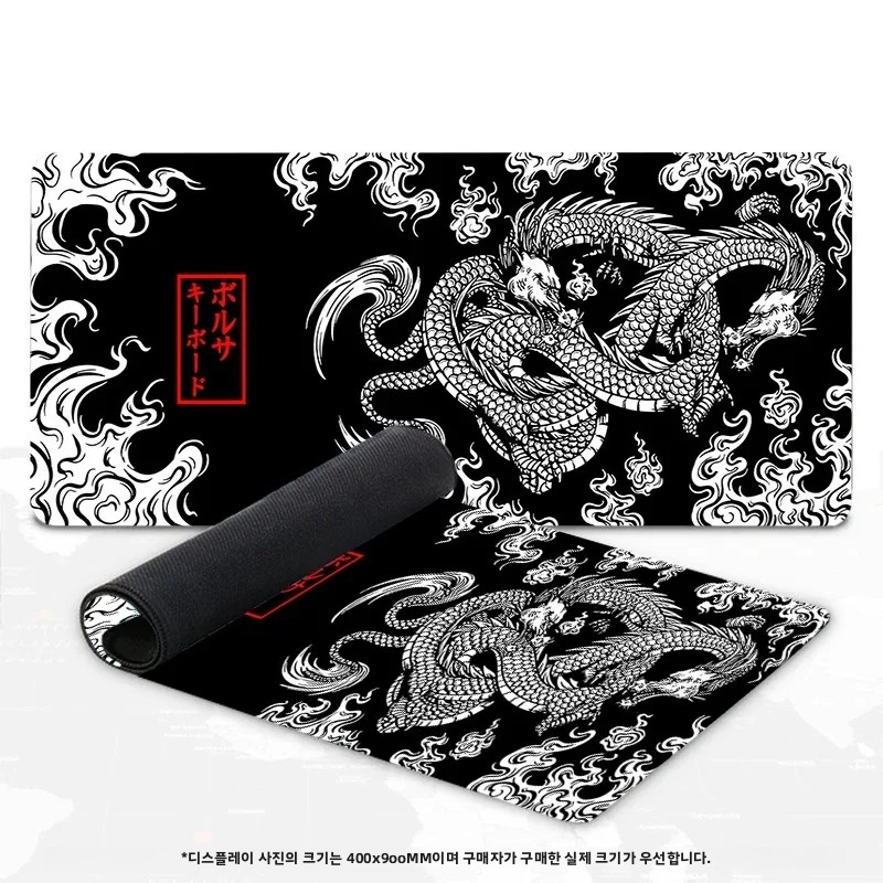 日本のドラゴンをモチーフにしたゲーミングマウスパッド。速い操 - Gaming Keyboard Nearby のレビューと価格
