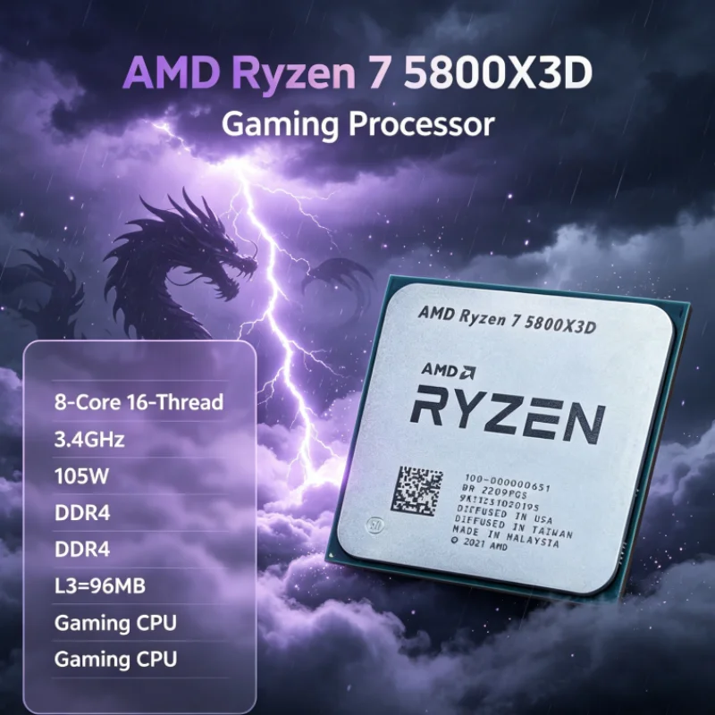 AMD R7 5800X3D 96MB CPUプロセッサー  - Amd Cpu Ryzen 7 のレビューと価格