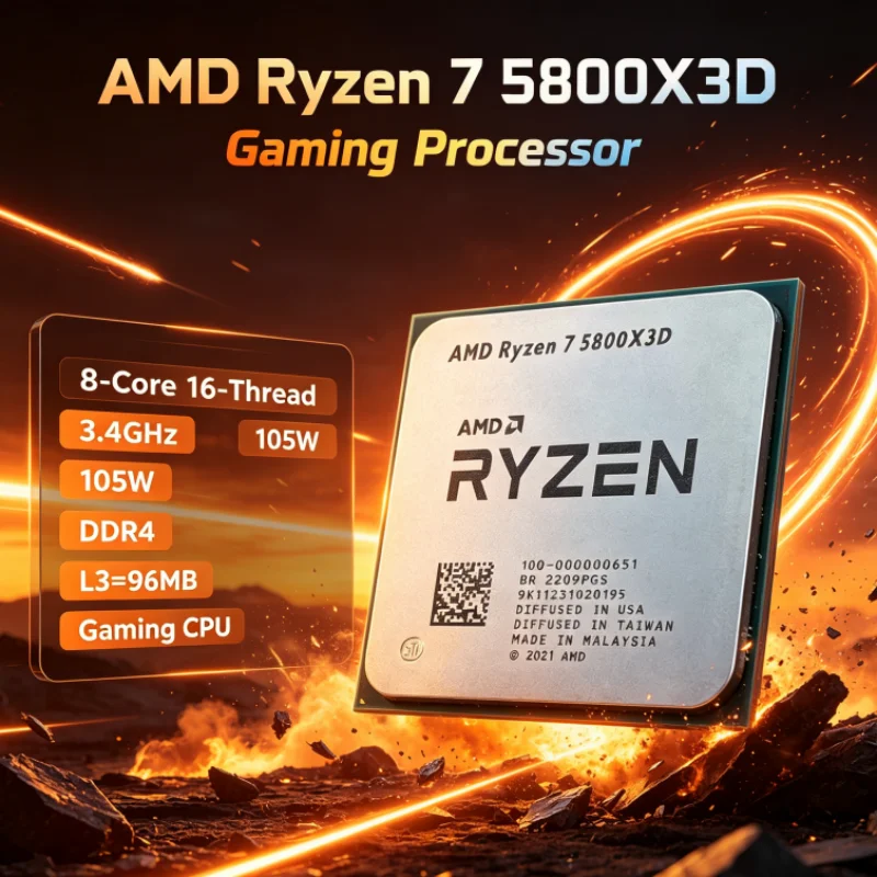 AMD R7 5800X3D 96MB CPUプロセッサー  - Amd Cpu Ryzen 7 のレビューと価格